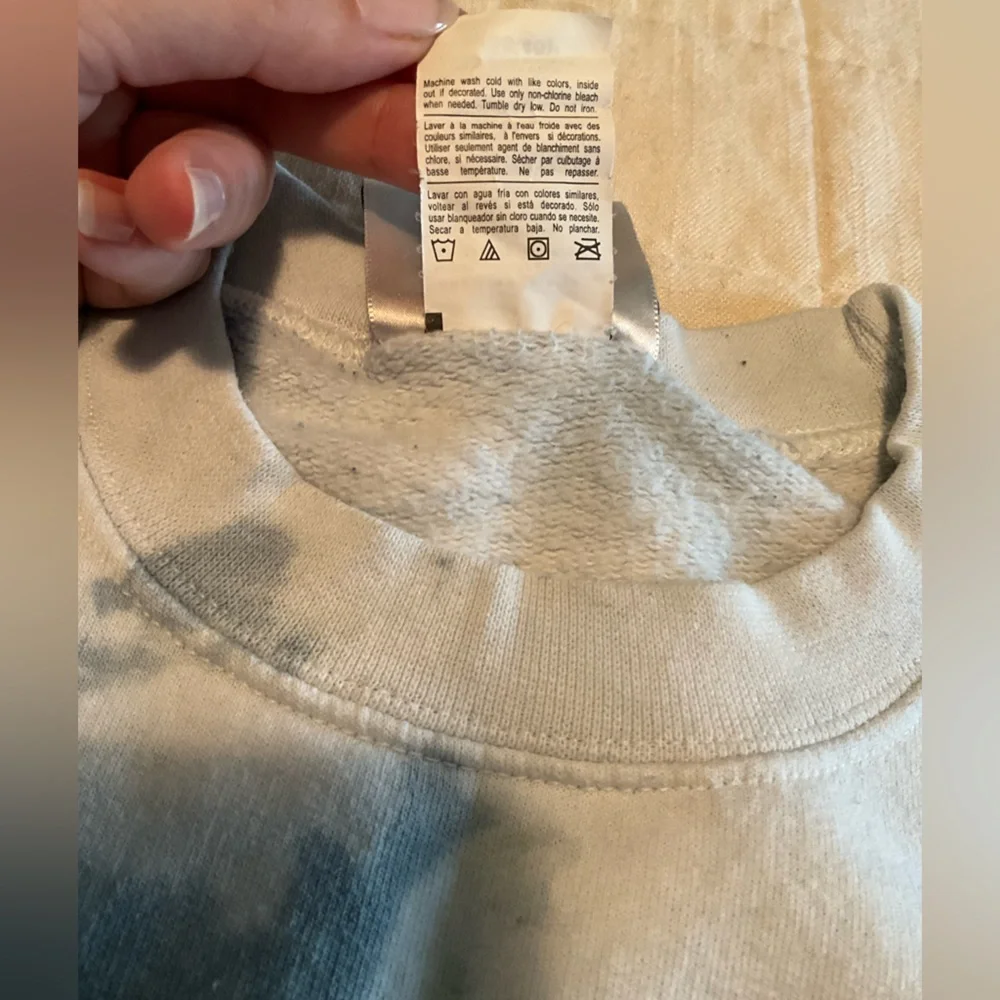 Women’s Hanes Tie Dye Crew Neck Sweatshirt size M - Picture 7 of 8